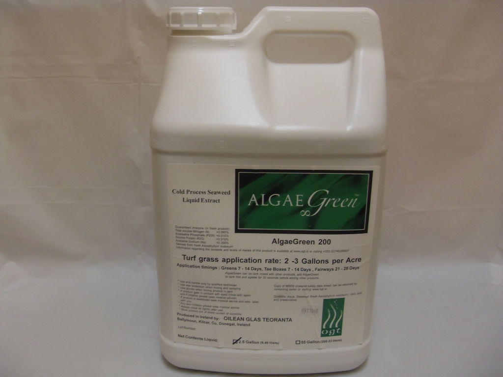 AlgaeGreen Cold Process Seaweed Liquid Fertilizer - 2.5 Gal