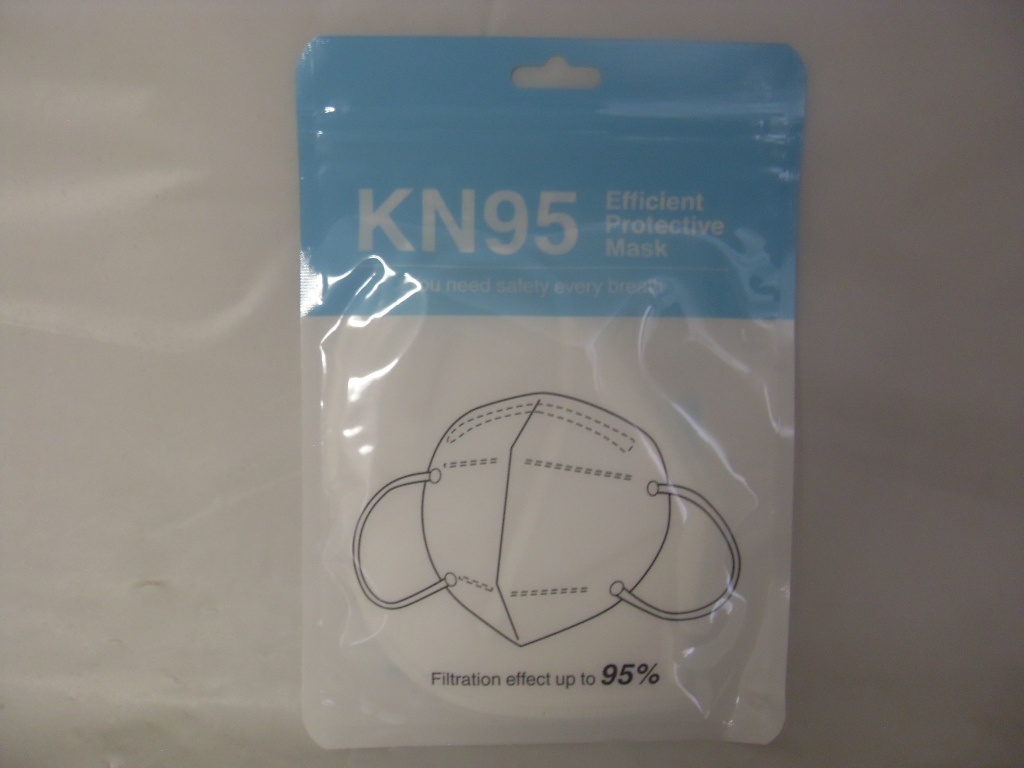 Face Masks N95, KN95 Rated Cone Style - 20 pcs