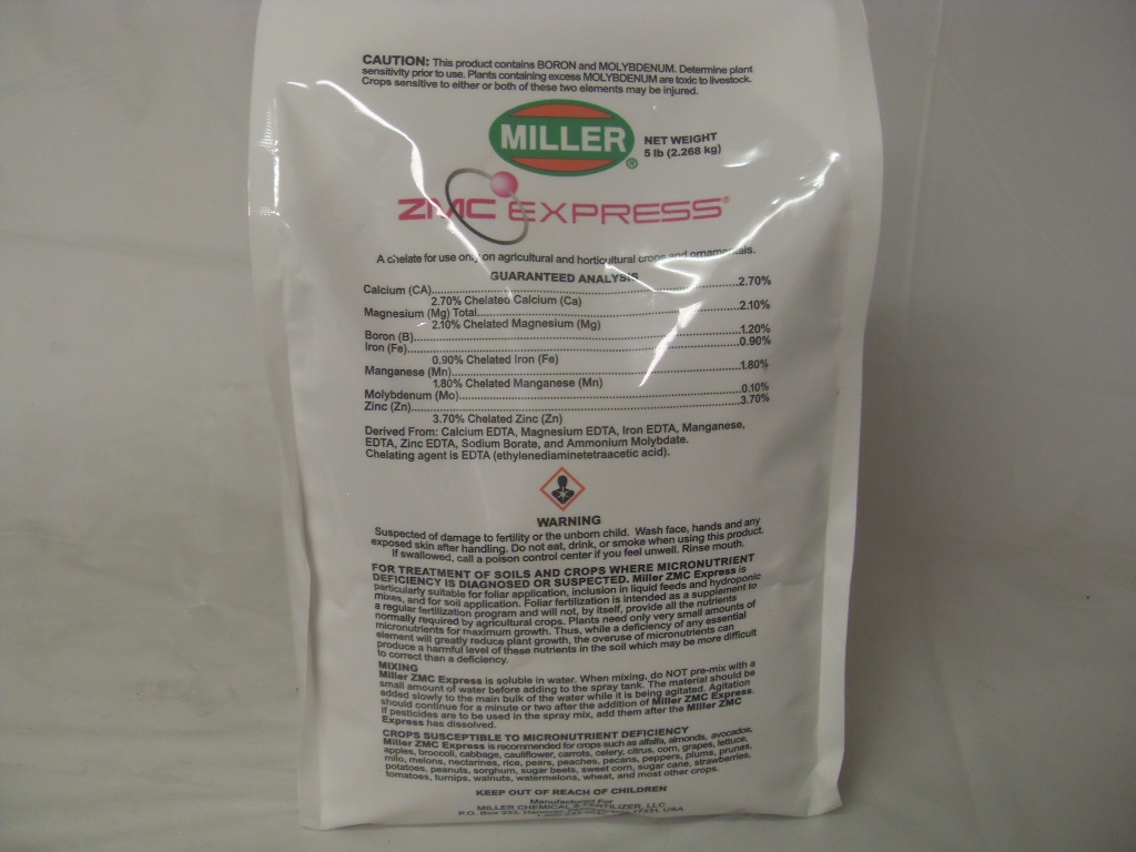 ZMC Express EDTA Chelated Micronutrients - 5 Lb