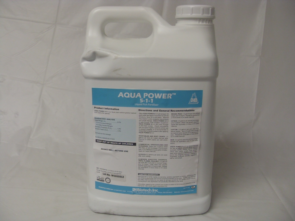 Aqua Power 5-1-1 Liquid Fish Fertilizer - 2.5 Gallon