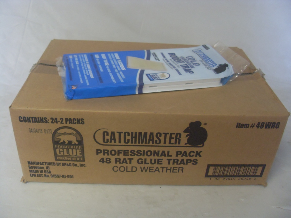 Catchmaster 48WRG Cold Temperature Glue Trap - 24 Pack of 2 Traps