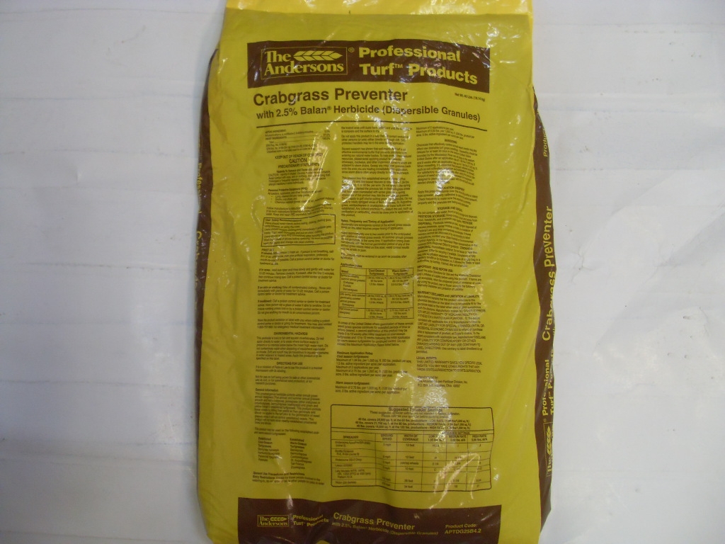 Balan 2.5G Crabgrass Preventer Granules - 40 Lb