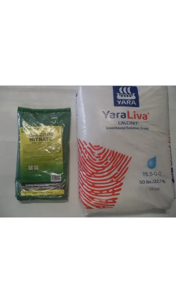 Calcium Nitrate 15.5-0-0 Fertilizer - 5 - 50 Lb